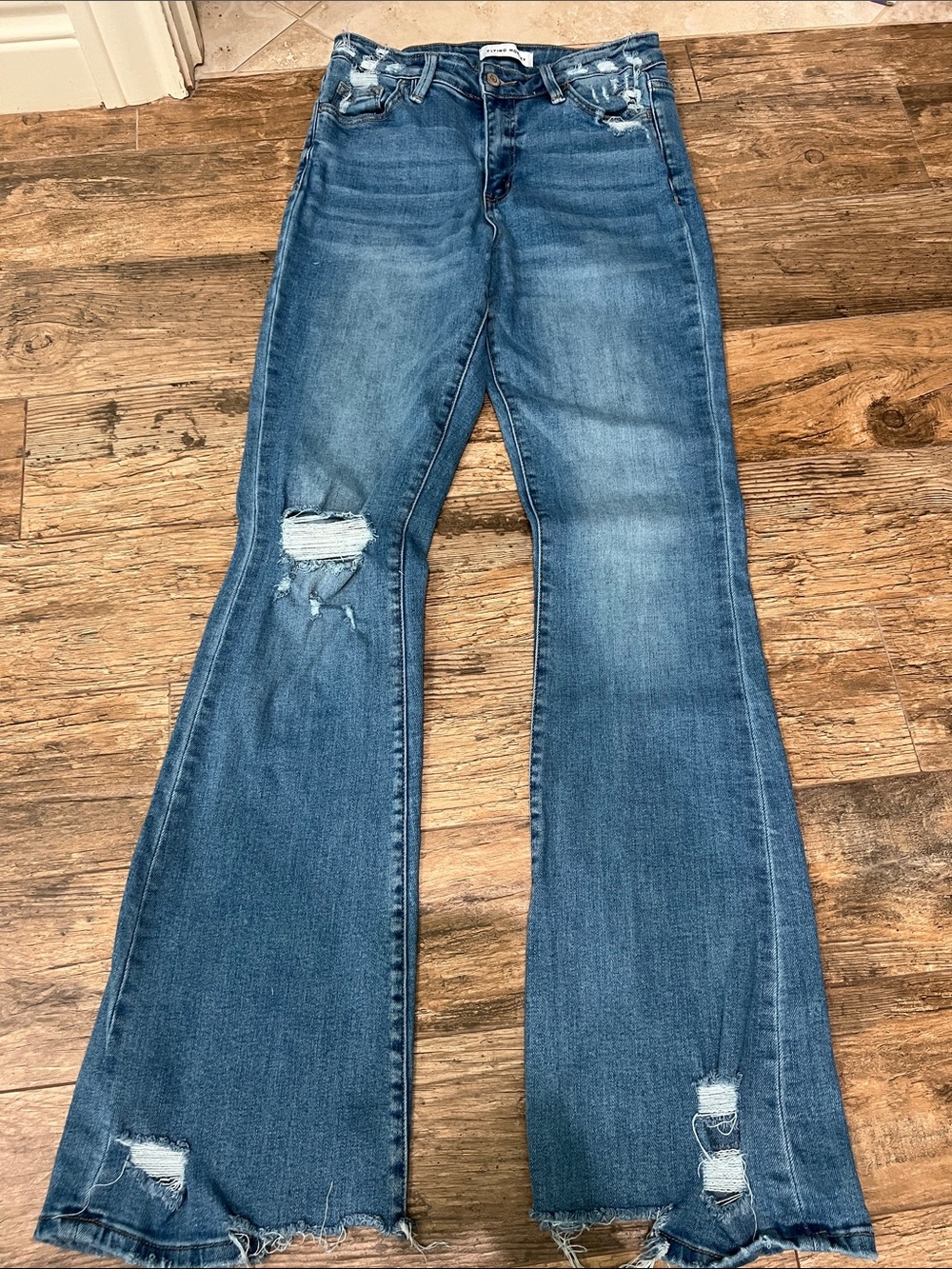 Women's Flared Flying Monkey Jeans